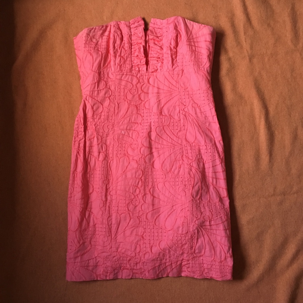 Lilly Pulitzer Strapless Pink Dress